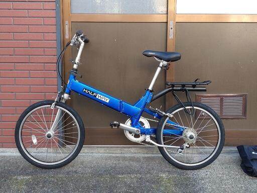 GIANT 折りたたみ自転車 HALFWAY 20インチ 6速 使用少なめ ギヤチェンジOK 輪行バッグ付き