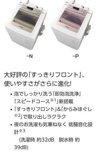 Panasonic洗濯機 12月4日(土)限定
