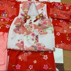 七五三着物レンタル　3歳　一式お貸しします