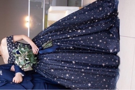 カラードレス　ウェディング　前撮り　後撮り