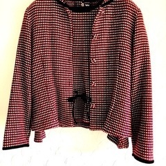 アンサンブルジャケット　ビロード調の画像