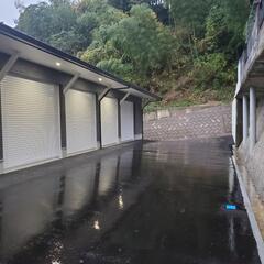 大家直接　高級賃貸ガレージ　防犯カメラ　共有トイレ　広島市西区 − 広島県