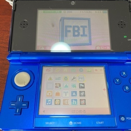 Nintendo 3ds コバルトブルー　c f w 導入済み