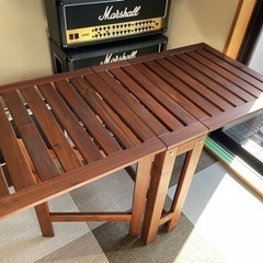 IKEA テーブル イス2脚セット
