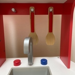 キッチンセット　木製の画像