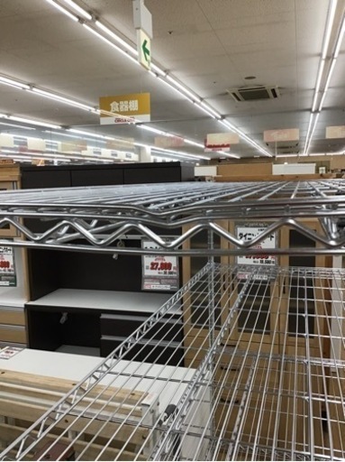 KK-48【ご来店頂ける方限定】新入荷　人気商品　アイリスオーヤマ　メタルラック天地5段　未使用品