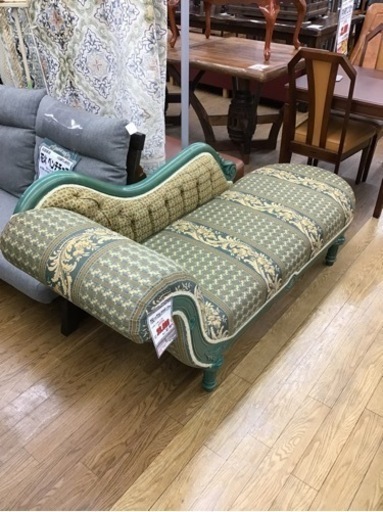 KK-49【ご来店頂ける方限定】クラシカル　カウチソファ