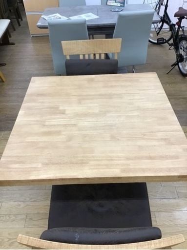 KK-50【ご来店頂ける方限定】松田家具　和風ダイニング3点セット