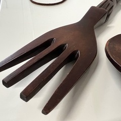 スプーンとフォークの壁掛けオブジェ(小)の画像