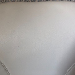ニトリ チェア 椅子 オフィスチェア デスクチェア 白色の画像