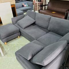 人気】組み替え式 3人掛けL字ソファー 中古 リサイクルショップ