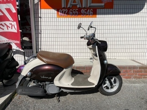 ★6万円　ビーノ　インジェクションモデル！セル1 実働車★ヤマハ　ビーノ　VINO SA37J 原付　スクーター