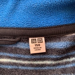 ユニクロフリース150㎝の画像