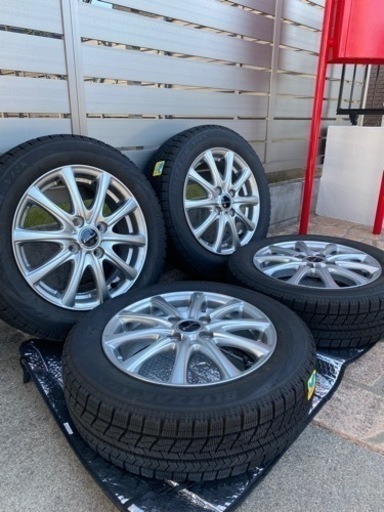 【取引終了】BLIZZAK！155/65R14 スタッドレスアルミ付き(4本セット)