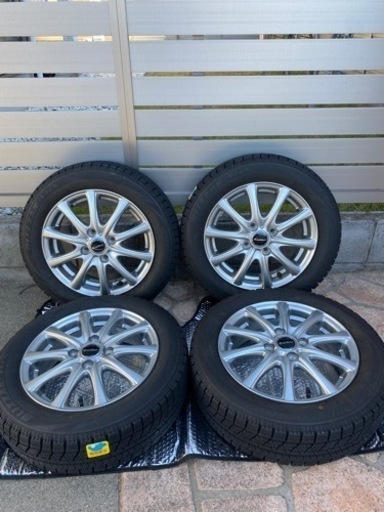 【取引終了】BLIZZAK！155/65R14 スタッドレスアルミ付き(4本セット)