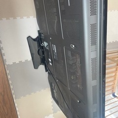 ［値下げ]プラズマテレビ　HITACHI 50型　テレビ回転台付きの画像