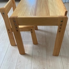 幼児用学習机&椅子①  ◇値下げ中です◇の画像
