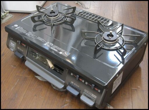 新生活！11000円 リンナイ ガスコンロ ガステーブル 都市ガス 2020年 水無片面焼 ホース付き