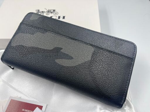 【新品】COACH・コーチアウトレット・長財布　迷彩