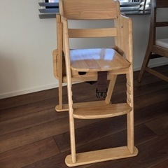 カトージ 木製ハイチェア ナチュラル※決めました。
