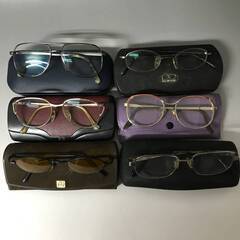 ⭕⭕⭕KI3/79　眼鏡 まとめて50点 めがね メガネ フレーム サングラス ヴィンテージ S.T.Dupont YSL Charmant VALENTINO HOYA HANAE MORI 他 大量⭕⭕⭕の画像