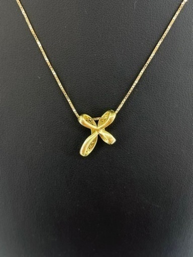 【中古品】K18 ダイヤモンド付　オンストップ　1.7g［147］