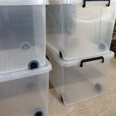 衣装ケース（ローラー付き） 5個 の画像