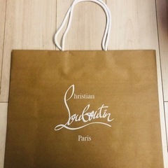 ショップ袋　ブランド紙袋　ルブタン