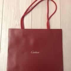 ショップ袋　ブランド紙袋　カルティエ