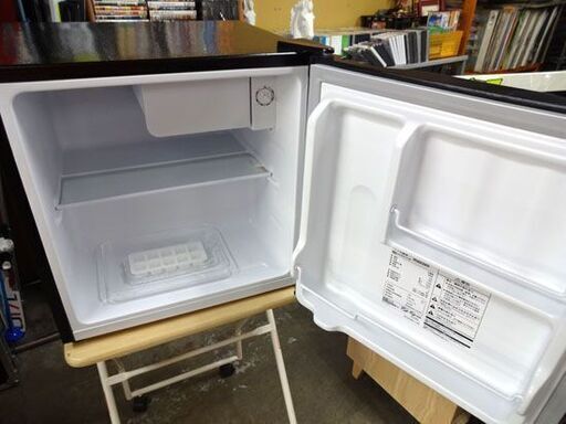 1ドア冷蔵庫 2019年製 46L マクスゼン JR046ML01GM 右開き ガンメタリック サイコロ型 札幌市 白石区 東札幌