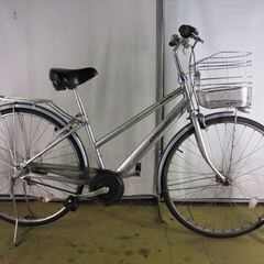 B558　目玉商品　整備済み★ブリヂストン　アルベルト　シルバー★ 中古自転車 【27インチ 】