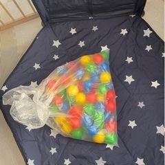 日本育児 洗えてたためるポータブルベビーサークル  ネイビーの画像