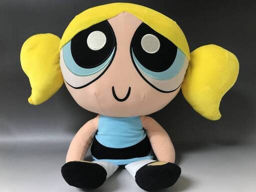 ⭕⭕⭕KNY1/1 パワーパフガールズ POWERPUFF GIRLS PPG ぬいぐるみ バブルス セガトイズ SEGA 全長約48cm パワパフ 2001 特大ぬいぐるみ アニメ⭕⭕⭕