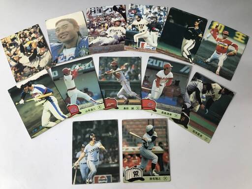 ⭕⭕⭕KU1/65　1984年 BASEBALL CARD　掛布雅之 NO.151　バース NO.561　東尾修 NO.21　他　13枚まとめて⭕⭕⭕