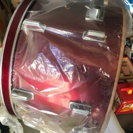 ドラムほぼセット　未使用　ツインペダル付き