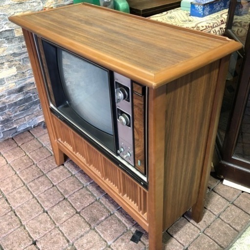 福岡市南区から　当時物　昭和レトロ　東芝TOSHIBA 20c54 カラーテレビTV 動作確認済　状態良好◎ ブラウン管　トランジスタ