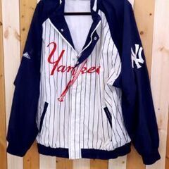 NY ニューヨークヤンキース スタジャン ウインドブレーカー L...