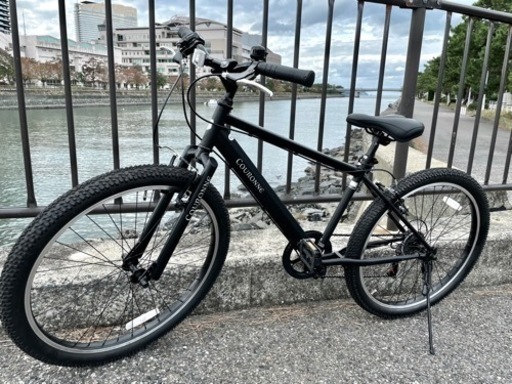 値引き交渉ok♪【美品】マットブラック ファットタイプ クロスバイク