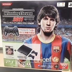 【付属品完備】PS3本体/コントローラー3個付属/ソフト11本付属の画像