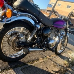 Kawasaki エストレヤ　Vintage custom シート新品の画像