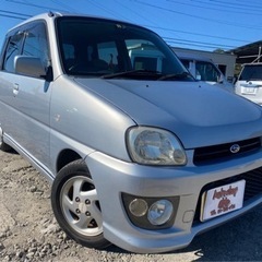 【支払い総額10.8万円】車検令和5年2月 プレオ マイルドチャージ 走行7.3万キロ TV ナビ 純正アルミ キーレス ETC 修復歴無し 乗って帰れる！の画像
