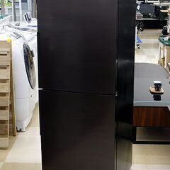 札幌市/清田区 SHARP/シャープ プラズマクラスター冷蔵庫 SJ-PD28E-T 2019年製 ブラウン系 2ドア 右開き 定格内容積280L 動作確認済 新品同様
