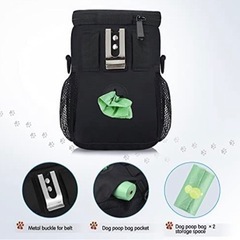 【新品未使用】犬用散歩バッグ 犬の散歩用ウエストポーチ 外出用 ペット散歩グッズ 小物入れ 多機能 散歩グッズセットを手軽に携帯 小型犬 中型犬 大型犬に向け ベルト犬用 訓練バッグ トレーニングポーチ おやつポーチ クリッカー 折り畳み式給食器 ゴミ袋付 3WAY使用 ペット お散歩 お出かけ用品 防水 軽い 便利 小物 餌入れ 給食セットの画像