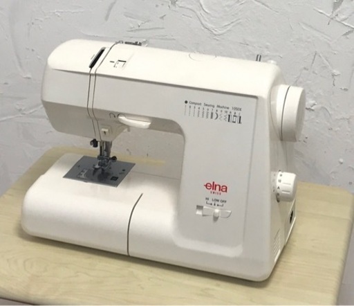 動作未確認のため特価❗️elna 家庭用ミシン　105DX