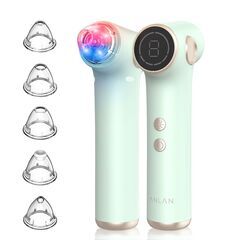 新品 特売だけ1380円 毛穴吸引器 赤青光エステ 5種類ヘッド...