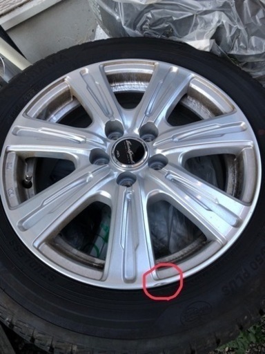 シエンタ スタッドレスタイヤ4本 185／60R15ヨコハマタイヤ