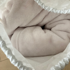 【新品未使用】モダンデコ 毛布 シングル 140×200cm レギュラー　ミルキーホワイトの画像