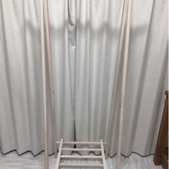 ハンガーラック　白