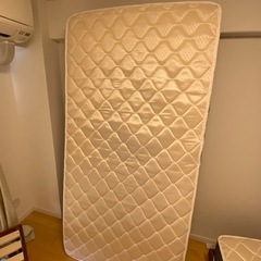 ニトリ ベッドフレーム&マットレスセット シングルサイズ(引取り限定)の画像