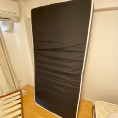 ニトリ ベッドフレーム&マットレスセット シングルサイズ(引取り限定)の画像